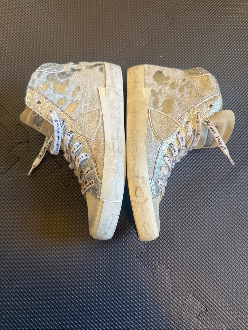 Philippe Model high top cow hid sneakers